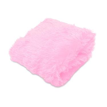 Imagem de Tapete de Pelúcia Fundo para Fotos Unhas Manicure 44 x 33 cm (Rosa)