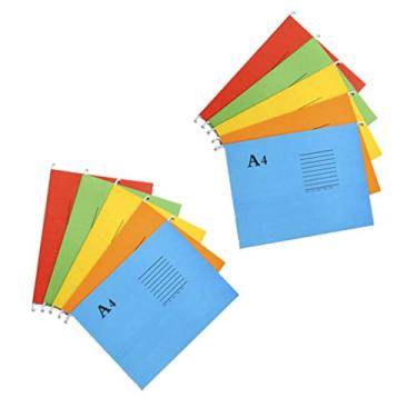 Imagem de EXCEART 10 Pcs Envelopes Coloridos Porta Pastas Suspensas Material De Escritório Pastas De Arquivos Básicos Pastas Suspensas Reforçadas Envelope Colorido A4 Suprimentos Carta