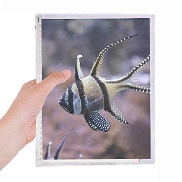 Imagem de Caderno de fotos da natureza da ciência do oceano com folhas soltas e diário recarregável