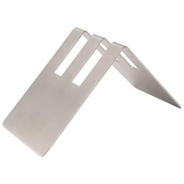 Imagem de Rack de Armazenamento de Papel de Filtro de café, Rack de Filtro de café de Papel de Aço Inoxidável Resistente para Barra de Bancada (Sulco Duplo Prateado)