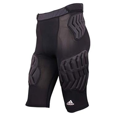 Imagem de (XX-Large, Black) - adidas Mens basketball padded Techfit Short