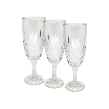 Imagem de Jogo De Taças Champagne - 189ml C/3 Unidades Safira - Em Casa Tem