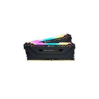 Imagem de Memória RAM Corsair Vengeance RGB Pro, 16GB (2x8GB), 3600MHz, DDR4, CL18, Preto - CMW16GX4M2Z3600C18