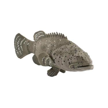 Imagem de Kokiya Figuras de garoupa animais marinhos modelo ornamento pequenos presentes do dia dos namorados para crianças para brinquedos educativos bolo topper