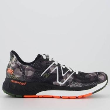 Imagem de Tênis New Balance Fresh Foam X 880V13 Feminino Preto e Cinza-Feminino