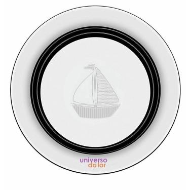 Imagem de Prato Infantil Tramontina Le Petit Barquinho 23 Cm Aço Inox