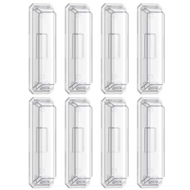 Imagem de CLYMENE Protetor de capa de interruptor de luz, capa de interruptor de parede à prova de crianças protege luzes ou interruptores de serem ligados ou desligados acidentalmente por crianças e adultos,