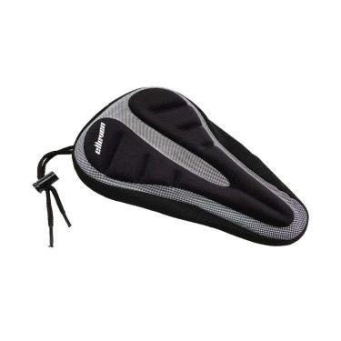 Imagem de CAPA ASSENTO SELIM MTB BIKE BICICLETA COM GEL 26,5 X 17,5cm-Unissex