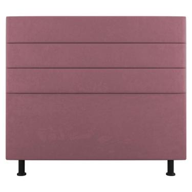 Imagem de Cabeceira Cama Box Casal Queen Size Malik 160cm Suede Rosé - Abmaza