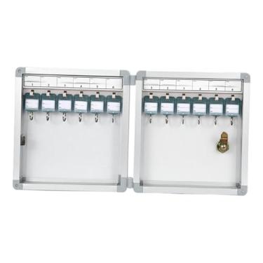 Imagem de Kokiya Caixa de bloqueio de chave, porta-chaves de segurança, suporte de parede, organizador de chave, armário para casa, garagem, carros, concessionárias de, Posição de 12 teclas