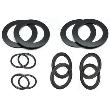 Imagem de Jzenol 25076RP Kit de arruela e anel para acessórios de 3,8 cm, arruela de borracha O-ring para válvulas de êmbolo de piscina Intex e junta de substituição Intex - 10745, 10262 e 10255 (pacote com 12)