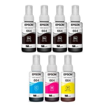 Imagem de COMBO 07 Tinta Original L120 L1300 L395 664 T644 L396 L355 - T544