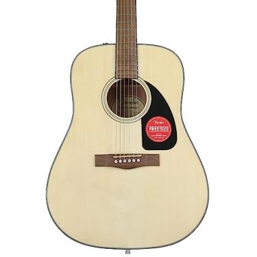 Imagem de Fender Guitarra acústica CD-60 Dreadnought V3, de 2 anos, natural, com estojo