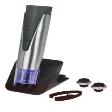 Imagem de Saca Rolhas Elétrico Recarregável 2 Em 1 - Abrir E Preservar - Labravi