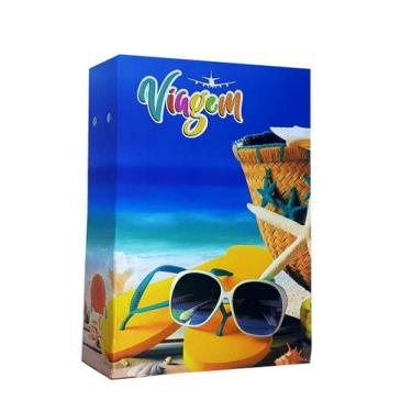 Imagem de Album De Fotos 10X15/500 Total 1000 Fotos Viagem Verão Praia - Clip