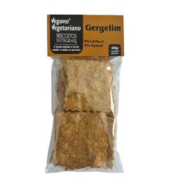 Imagem de Biscoito integral vegano  gergelim  50 gm - veganovegetariano