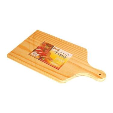 Imagem de Tabua para Carne em Pinus - 35cm - Stolf