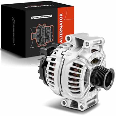 Imagem de A-Premium Alternador compatível com Mercedes-Benz C300 2009-2012 V6 3.0L, GLK350 2010-2012 V6 3.5L, 150Amp 12V no sentido horário 6-Groove Polia, Substituição # 0124525171, 0009061202, 012452, 012452.