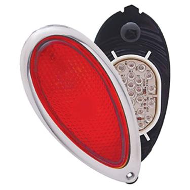 Imagem de United Pacific Luz traseira de 28 LEDs com lente de vidro para carro Ford 1938-1939, cada