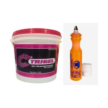 Imagem de Marcador Industrial & Gel Desengraxante Rosa - Trigel, Laranja