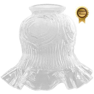 Imagem de Tulipa Caracol Com Colar Transparente P/ Pendente Lustre - CM GLASS - 