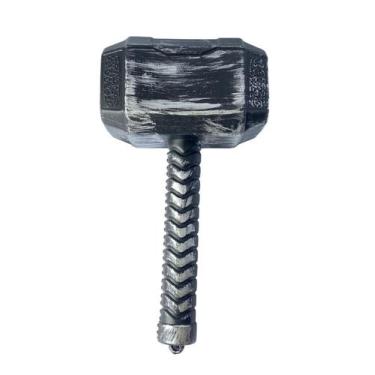 Imagem de Brinquedo Martelo Medieval Guerreiro Infantil 25Cm Plástico - Blook