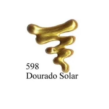 Imagem de Tinta Dimensional Metallic 35ml Acrilex, Dourado Solar