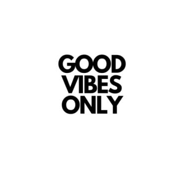 Imagem de Good Vibes Only: White and black good vibes only slogan notebook/journal. size 6 x 9, 120 pages