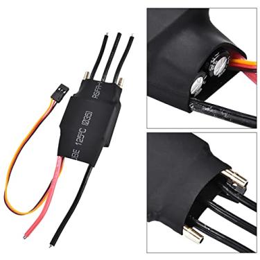 Imagem de Modelo Brinquedos Acessórios para Barcos, Controlador de Velocidade Elétrico Pbc de Resfriamento de água 60a Esc Sem Escova, à Prova d'água 7 * 3.8 * 1.6cm Com 5v/3a Ubec para Rc