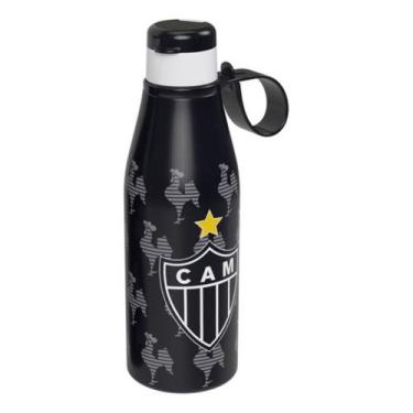 Imagem de Garrafa Com Tampa Abre Facil 530 Ml - Clube Atletico Mineiro Galo Plas