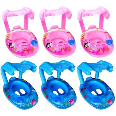 Imagem de 6 Botes Fralda Boia p/ Bebês com Cobertura Atacado Revenda - GOAL SUMM