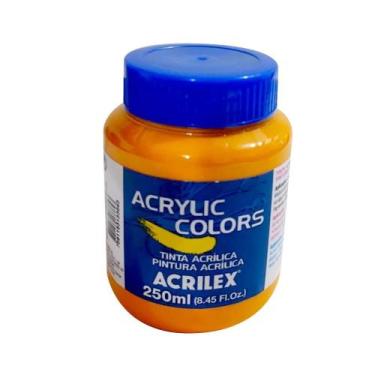 Imagem de Tinta Acrylic Colors 250ml G1 341-amarelo Acrilex, 341 - AMARELO DE CA