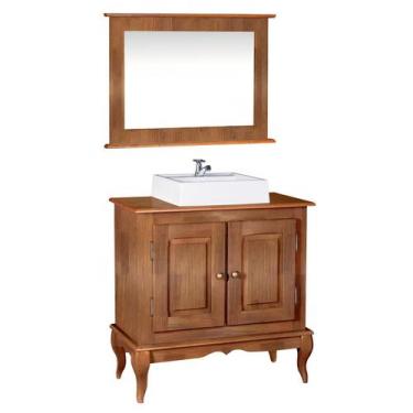 Imagem de Gabinete para Banheiro com Cuba e Espelheira Dália 3050 Linz Móveis, I