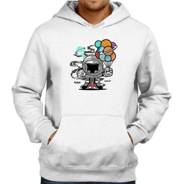 Imagem de Moletom Astronauta Chibi - Foca na Moda, Branco, GG