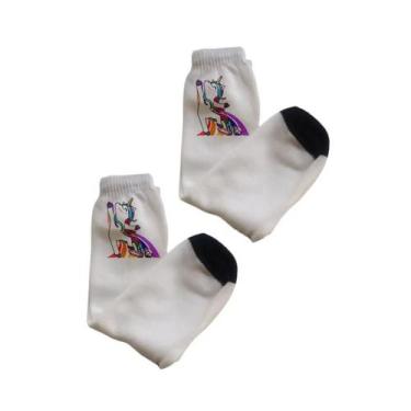 Imagem de Meia LGBT+ Orgulho Unicórnio - Lojas Áurea