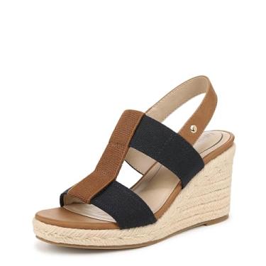 Imagem de LifeStride Sandália feminina Tallulah Espadrille Wedge, Azul-marinho/bronze, 6 Wide