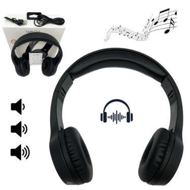Imagem de Fone de Ouvido Bluetooth Dobrável Sem Fio Recarregável GTP27 - Tesla S