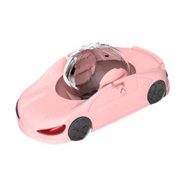 Imagem de Generic Roda de exercício de hamster de carros para animais de estimação Removável Creative Pet Small Running Wheel Hamster Ball para pequenos animais de, Rosa