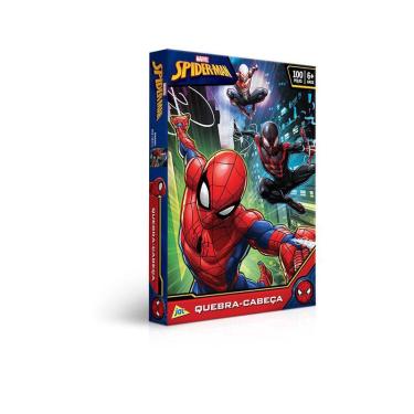 Imagem de Quebra-Cabeça 100 Peças Spider-Man - Toyster 2395