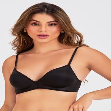 Imagem de SUTIÃ LOVE SECRET COM BOJO CAMISETA EM MICROFIBRA NATURAL, 991028, COR PRETO, TAM 46