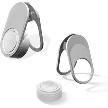 Imagem de Controle remoto da câmera, botão Bluetooth viva-voz, compatível com iPhone e Android, controlador de música sem fio, câmera, gravação de vídeo, obturador remoto