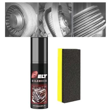Imagem de XIRUJNFD Spray automotivo de curativo de cinto de 3,38fl.oz (100 ml), correias de transmissão e sincronização antiderrapantes de longa duração, restaura a aderência e estende a vida útil da correia