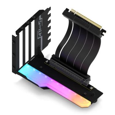 Imagem de Montagem vertical de GPU EZDIY-FAB com cabo de elevação PCIE 4.0 de al