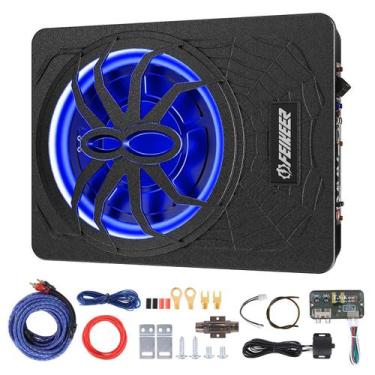 Imagem de Subwoofer embaixo do assento Feikeer 2025 10 1200W 20L com LED