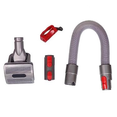 Imagem de LRFDRESS 4 peças de escova de pelo para cães Dyson V15 V12 V11 V10 V8 V7 V6 Series Pet Grooming Kit acessório a vácuo