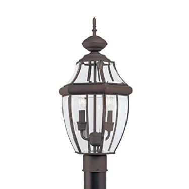 Imagem de Sea Gull Lighting Luminária externa Lancaster 8229-71, altura de 51,5", bronze antigo