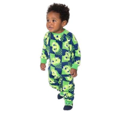 Imagem de Pijama Manga Longa Soft Bebê Menino Dragão Camping - Puket, 9 A 12M