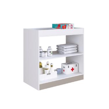 Imagem de Trocador De Fraldas Com Prateleiras Amore Meu Fofinho Branco