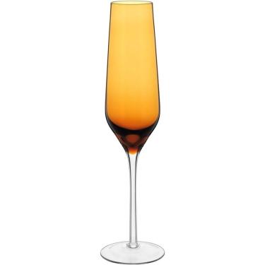 Imagem de Jogo 2 Taças Champanhe Home&co Ballet Vidro 195ml 26x7x7cm âmbar