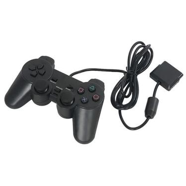 Imagem de Controle PS2 Com Fio Manete Dualshock Playstation 2 e 1